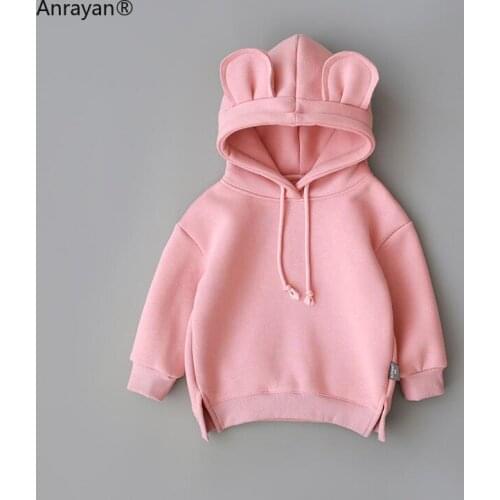 2020 Spring Autumn Baby Boys Girls Clothes Cotton Hooded Childrens Kids Casual Sportswear Infant Clothing Kids Sweater Winter