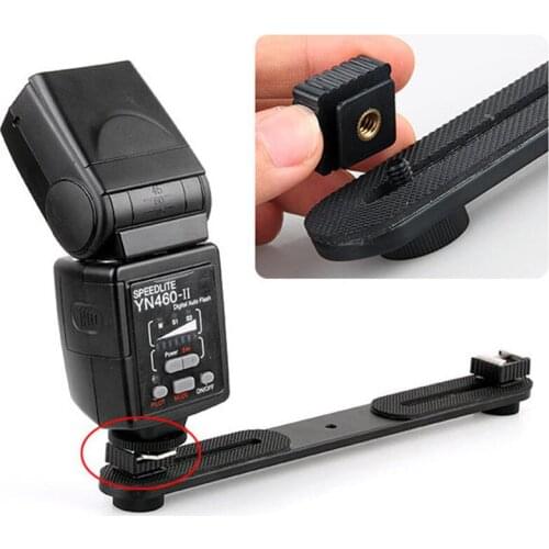 Flash Hot Shoe Mount Adapter of 1/4" Screw Thread for Studio Light Stand Tripod ForCanon 580EX II/580EX/550EX Top Quality
