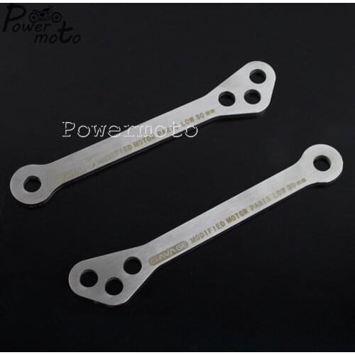 1 Pair Motorcycles Rear Adjustable Lowering Link Stainless Steel Drop Suspension Kit For TIGER 800 TIGER XC 2011 2012 2013