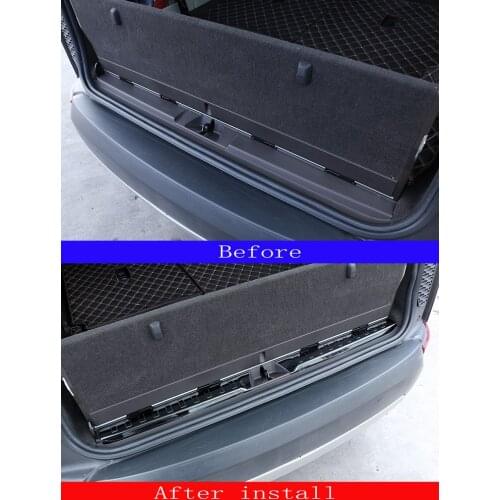 For 2017-2021 Land Rover Discovery 5 stainless steel trunk inner bumper protection plate car modification parts