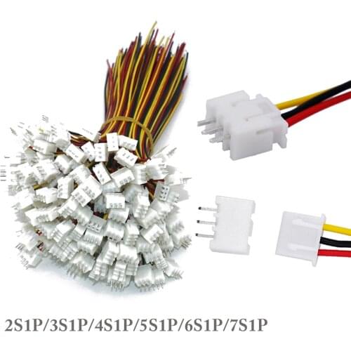 10Pairs/lot 150mm RC lipo battery balance charger plug 2S1P/3S1P/4S1P/5S1P/6S1P/7S1P Wire Line Cable with male and female plug