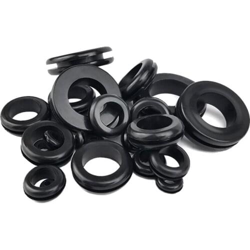 10pcs environment-friendly rubber Korean double-sided wire guard coil through hole and out wire guard ring sealed dustproof