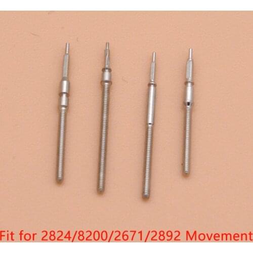 2/4/8pcs Watch Winding Stem Watch crown Parts Used for 2824/8200/2671/2892 Movement Watch Accessories Mens watches Repair Tool