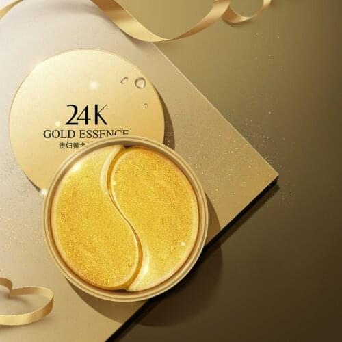 60Pcs Gold Collagen Eye Patches Face Anti Wrinkle Gel Sleep Mask Eye Patch Moisturizing Eye Mask Remove Dark Circles TSLM1