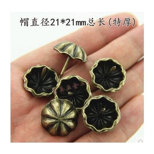 Upholstery Nails Jewelry Gift Case Box Door Sofa Furniture Decorative Tack Stud Pushpin Hardware 21mm*21mm Umbrella shaped nail
