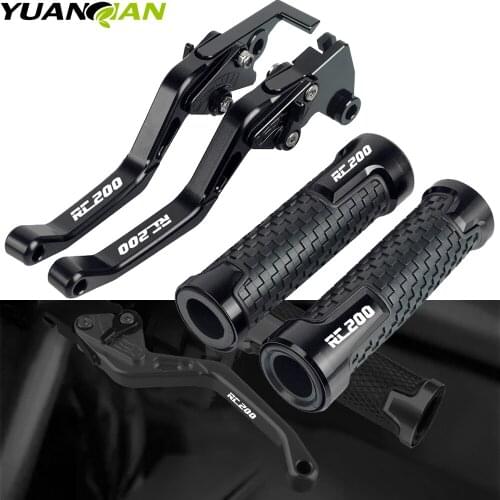 CNC Motorcycle Accessories Brake Clutch Levers Handlebar Hand Grips ends For RC200 RC390 RC 200 390 2014 2015 2016 2017