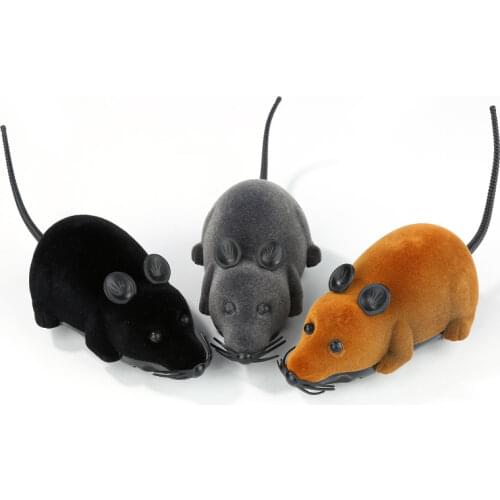 Cat Fun Toy Remote Control Wireless Electronic Mouse Pet Cat Remote Control Mouse Toy Funny Gift Interactive Cat Toy