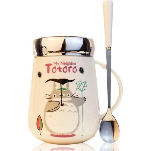 Large Capacity Creative Lovely Ceramic Cartoon Cute Totoro Lover Coffee Mug Cup Birthday Gift Drop Shipping