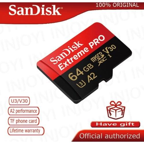 Original SanDisk Extreme Pro microsd UHS-I Memory Card micro SD Card TF Card 95MB/s 16GB 32GB 64GB Class10 U3 cartao de memoria