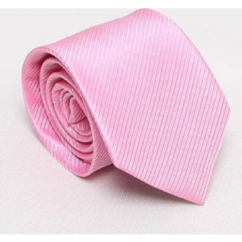 HOOYI classic Solid color ties for men wedding tie necktie dress business 8cm width
