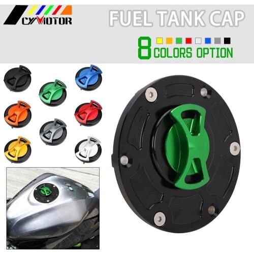 Motorcycle CNC Gas Fuel Tank Cap Cover For Kawasaki NINJA250R 2008-2012 NINJA300 NINJA 250R 300 2013-2017 Z250SL Z 250SL 2017