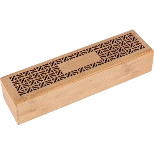 Incense Burner Incense Stick Holder with Drawer Joss-Stick Box Hollow Aromatherapy Zen Lying Censer for Home Office Teahouse Ret