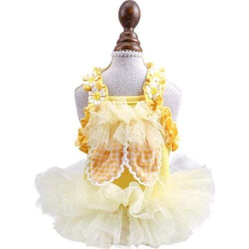 1 Pcs Summer Fashion Dogs Cats Dress Pet Puppy Kitten Wedding Skirt Cute Princess Skirt For Small Medium Dogs Clothes Supplies