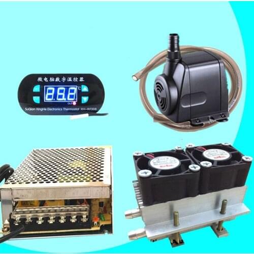 Diy electronic refrigerator production kit diy semiconductor refrigeration chip dual-core semiconductor radiator cold