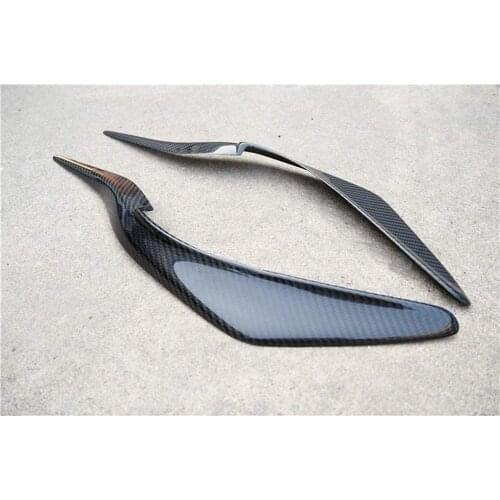 Carbon Fiber Headlight Eyelids Eyebrows for 2013-2016 Lexus IS300 IS350 IS300h