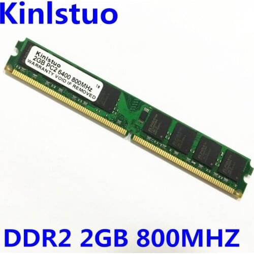 Wholesale 100% New 2GB DDR2 800MHz PC2-6400 For Desktop Ram Memory 2gb / Free Shipping