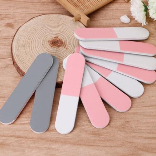 Portable Mini Nail Polisher Three Sided Professional Grit Art Manicure Tool