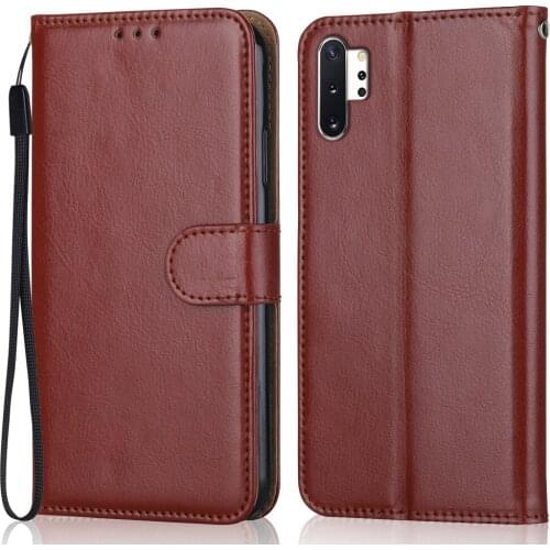 Folio Luxury Leather Case for On Samsung Galaxy Note10+ 5G N976 N976F SM-N976F 6.8''Wallet Case for On Samsung Note10 Plus cover