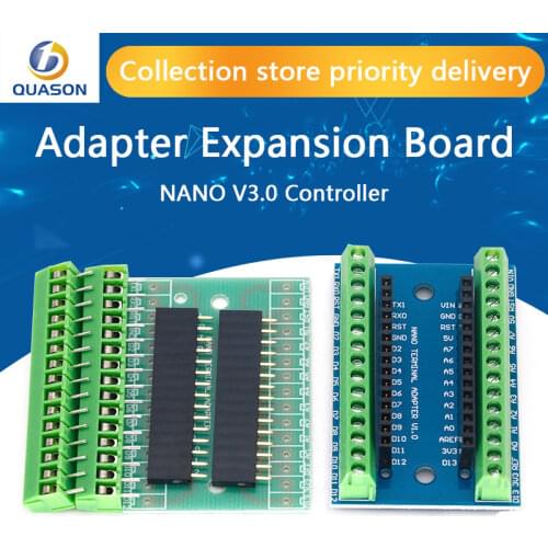 NANO V3.0 3.0 Controller Terminal Adapter Expansion Board NANO IO Shield Simple Extension Plate For Arduino AVR ATMEGA328P