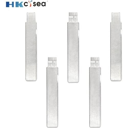 HKCYSEA KD#67 Metal Blank Uncut Flip KD JMD VVDI Remote Key Blade Type HU92 #67 for BMW for MG Car Key Balde Replacement