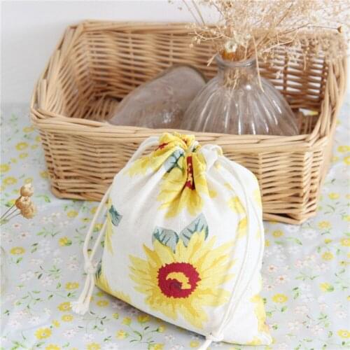 1Pcs/lot (14x16cm,19x24cm) Linen Fabric Jute Drawstring Packaging Bags Candy Bag For Wedding Party Favors Pouches Jute Gift Bags