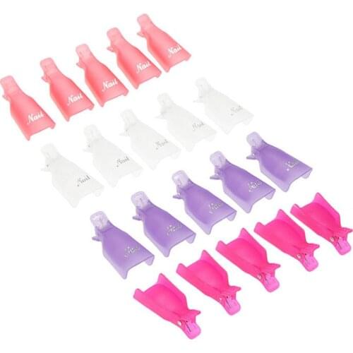 10pcs manicure tools finger resurrection clip environmentally friendly hole-Foil nail resurrection set of multi-color 10 PCs se