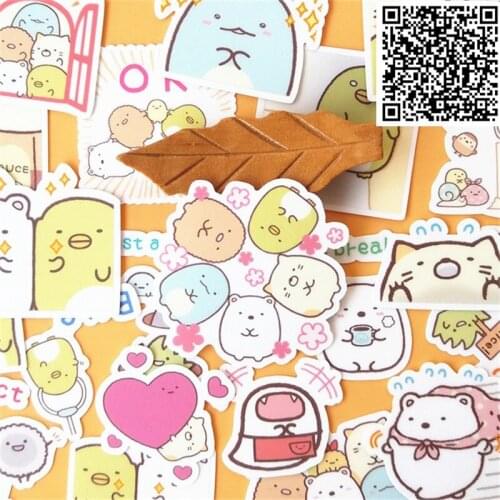 20 Pcs/Bag Cute mini beanie paper sticker package DIY diary decoration sticker album book kids toys scrapbooking stickers