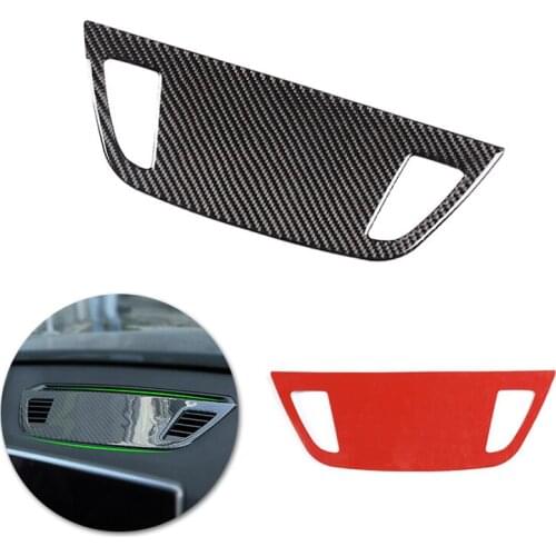 For BMW X1 F47 F48 2016 2017 2018 2019 2020 Car Accessories Center Console Dashboard Panel Air Outlet Frame Carbon Fiber Cover
