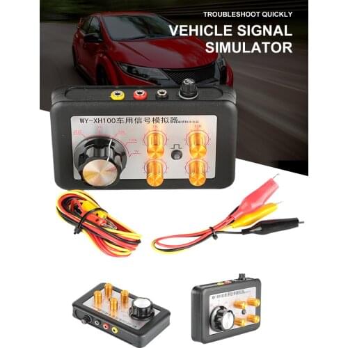 New 12V Vehicle Signal Automotive Sensors Simulator Temperature Sensor Water/Fuel Tester Rail Pressure Sensor Crankshaft Sensor
