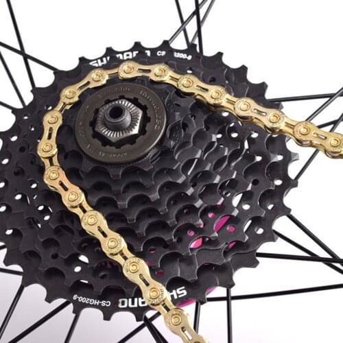 Hollow Lightweight Bike Chain Mountain Bicycle Road Cycling 116 Links Chain Bicycle Accessories 9/10/11 Speed