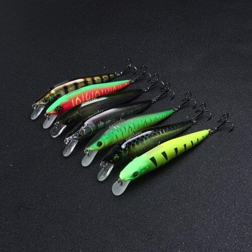 JOHNCOO 100mm 10g Fishing Lure Wobbler Sinking Minnow Hard Plastic Minnow Pike Bass fishing minnow lures