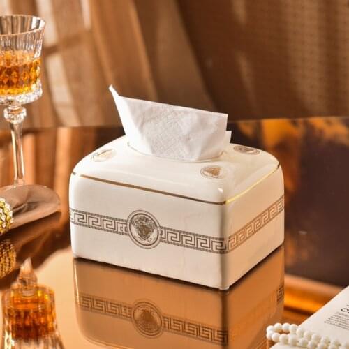 Ceramic Toilet Portable Tissue Boxes Bathroom Desktop Roll Paper Rack Birthday Presents Wedding Gifts 18*13*11CM Free Shipping