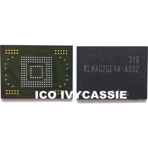 KLMAG2GE4A-A002 eMMC 16GB NAND flash memory IC chip Used 100% Tested Good