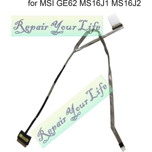 Computer cables LCD LVDS Cable for MSI MS-16J2 GE62 2QC 2QD 2QF MS16J1 K1N 3040035 H39 30 pin connector Video Ribbon Cable sale