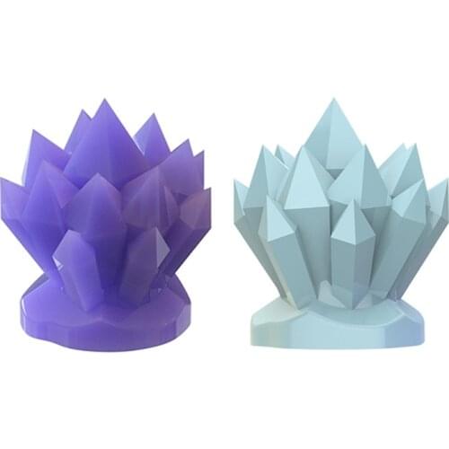 Crystal Cluster Stone Decor Resin Mold Irregular Ore Spar Ornament Silicone Mold
