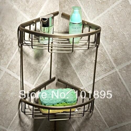 L17277 - Luxury Wall Mounted Bronze Color Brass Bathroom Holder