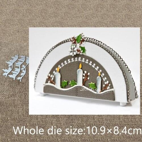 XLDesign Craft Metal Cutting Dies stencil mold candle leaves edge decoration scrapbook Album Paper Card Craft Embossing die cuts