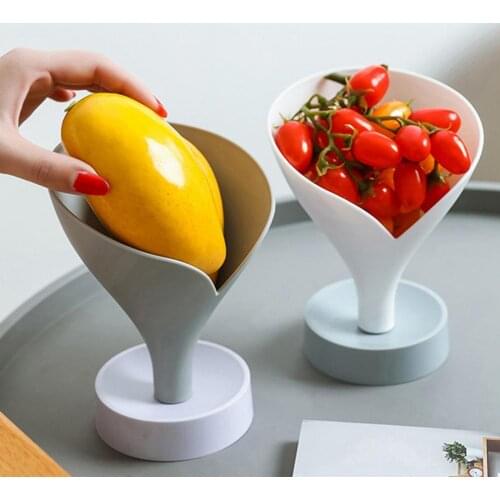 Storage Rack Creative Multifunctional Plastic Funnel Drain Chopstick Cage for Kitchen