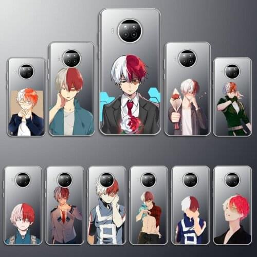 Shoto Todorok cartoon anime Phone Case Transparent for Xiaomi mi note 10 8 9 t HUAWEI p30 40 11 Samsung S 8 9 10 20 pro lite