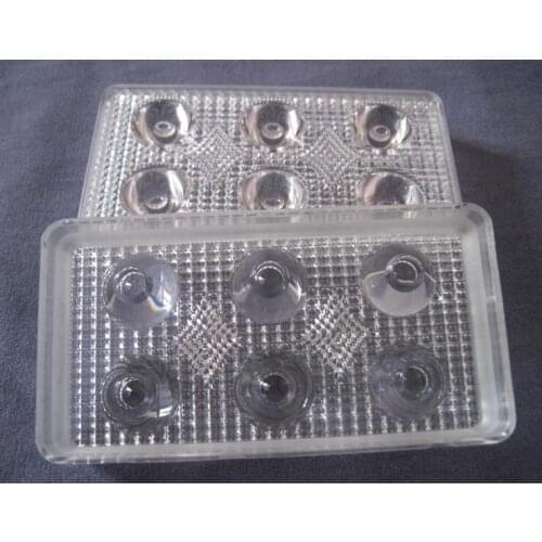 #QGJM-104.8 High quality LED Lens, Headlight lens, Lens size: 104.8X55X17mm, 30 degree, Clean surface, PMMA Materials