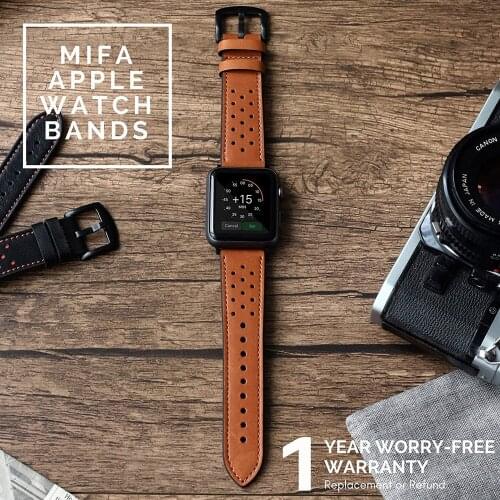 Genuine Leather strap for Apple watch band 44mm 40mm iWatch 42mm 38mm watchband bracelet correa iwatch series 6 5 4 3 2 se band