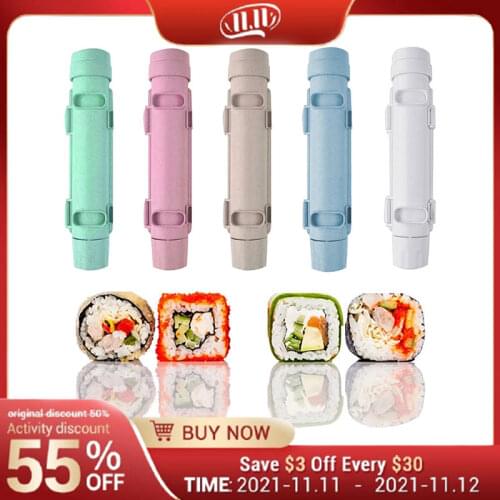Sushi Maker Roller Rice Mold Bazooka Vegetable Meat Rolling Tool DIY Sushi Making Machine Home Kitchen Tool Dropshipping