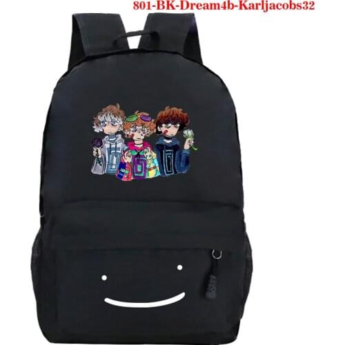 Mochila Dream Merch Print Backpack Women Men Travel Bag Zipper Bookbag Back Bag for Girls Boys Schoolbag Laptop Rugzak Sac A Dos