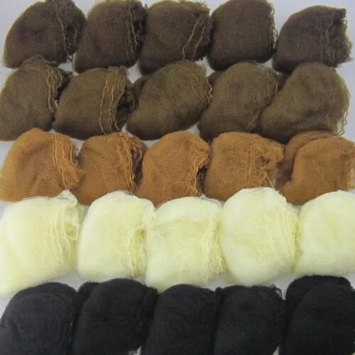 2020 Special Offer 500PCS nylon hair net star dance recital hair bun net invisible e crochet mesh snood cover ballet dancing