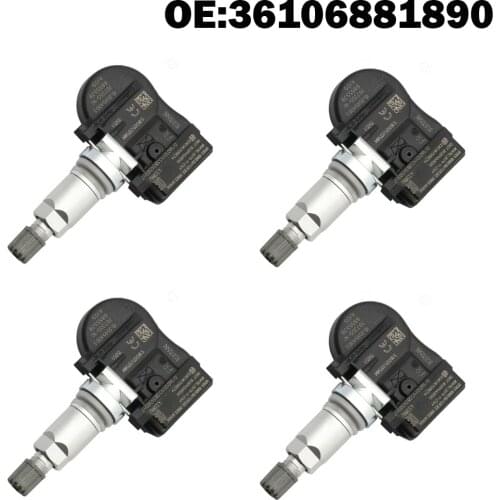 4 PCS Car TPMS Tire Pressure Monitor Sensor System 36106881890 for BMW X5 F15 F85 X2 F39 X1 F48 X6 F16 F86