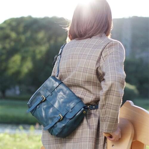 Fashion designer natural real leather ladies shopping handbags simple casual luxury summer outdoor daily shoulder messenger bag