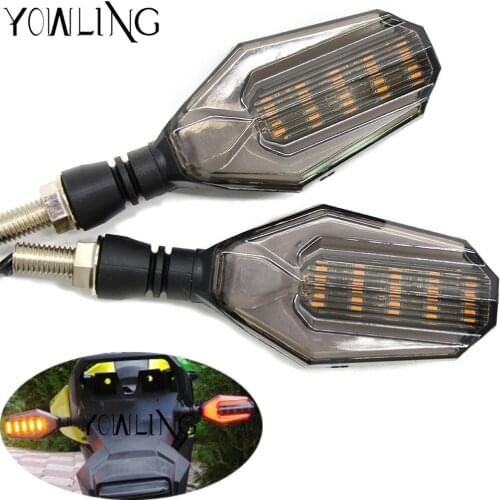 Motorcycle LED Turn Signal Light Universal Amber Blinker Lamp For BMW F650GS 2000-2007 F800GS/Adventure F800R 2008 2009-2016