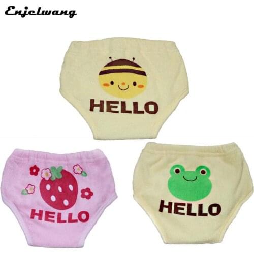 10pcs/lot Six layers Baby Potty Training Pants Cloth Nappy Panties Infant Newborn Underwear Learning Underpants Briefs Wholesale