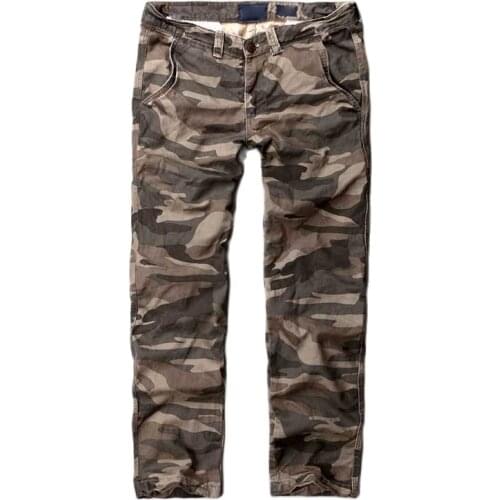 Fashion Camouflage Pants Men Casual Cotton Military Army Style Trousers Trendy Joggers Pants Man Clothes
