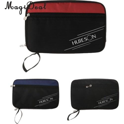 MagiDeal Portable Table Tennis Racket Case Cover Pingpong Paddle Bag with Zipper